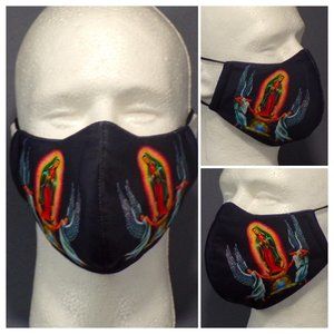 New "Virgin Mary" Digitally Double Printed On Both Sides Adult Facemask